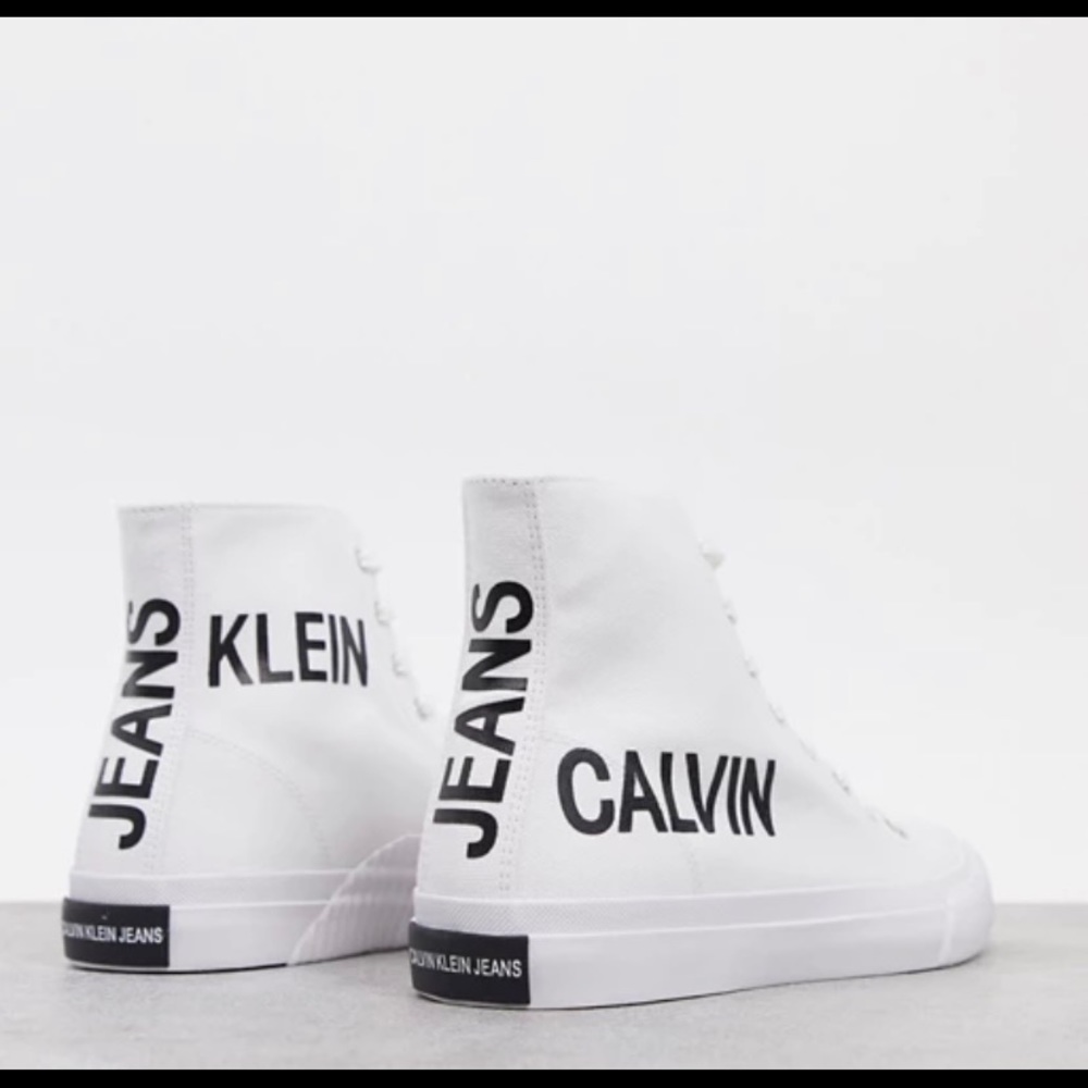 Calvin Klein Jeans Canvas High Top Sneakers